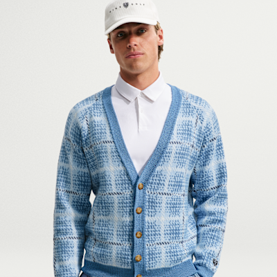 Nike Tartan Men's Loose Golf Cardigan. Nike.com